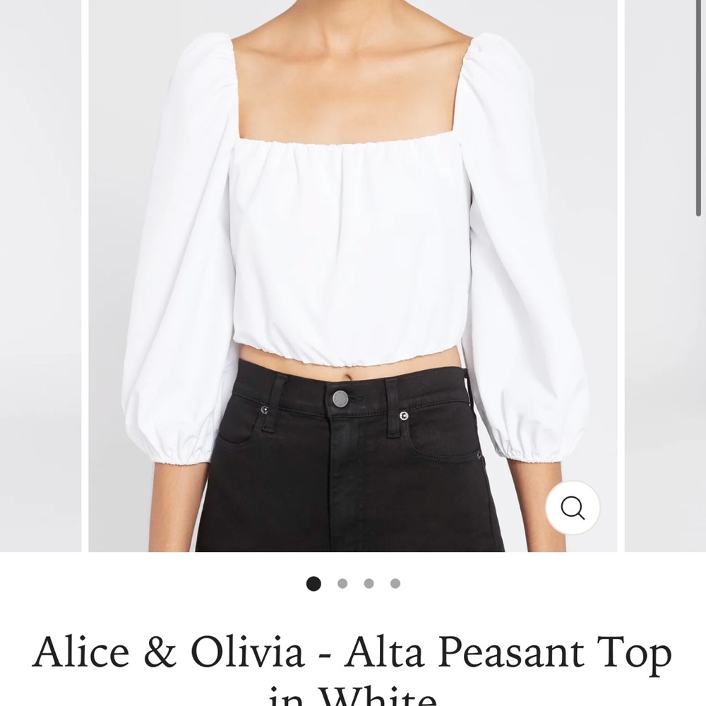 Alice and Olivia peasant top